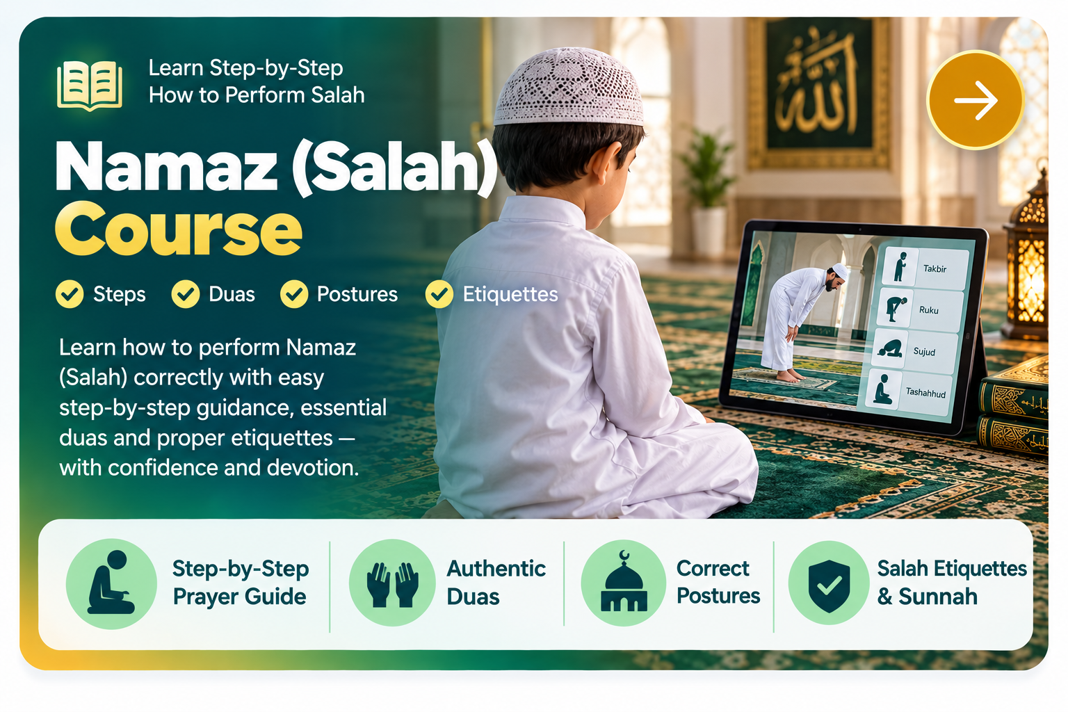 Namaz (Salah) course